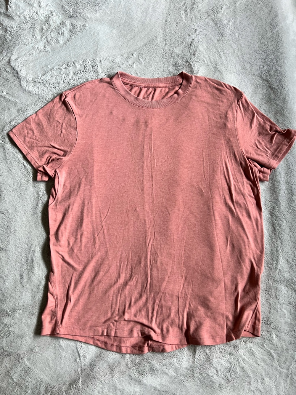 Nike Relaxed Oversized Short Sleeve Crew Tee in Dusty Rose Pink